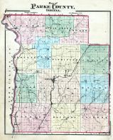 County Map, Parke County 1874